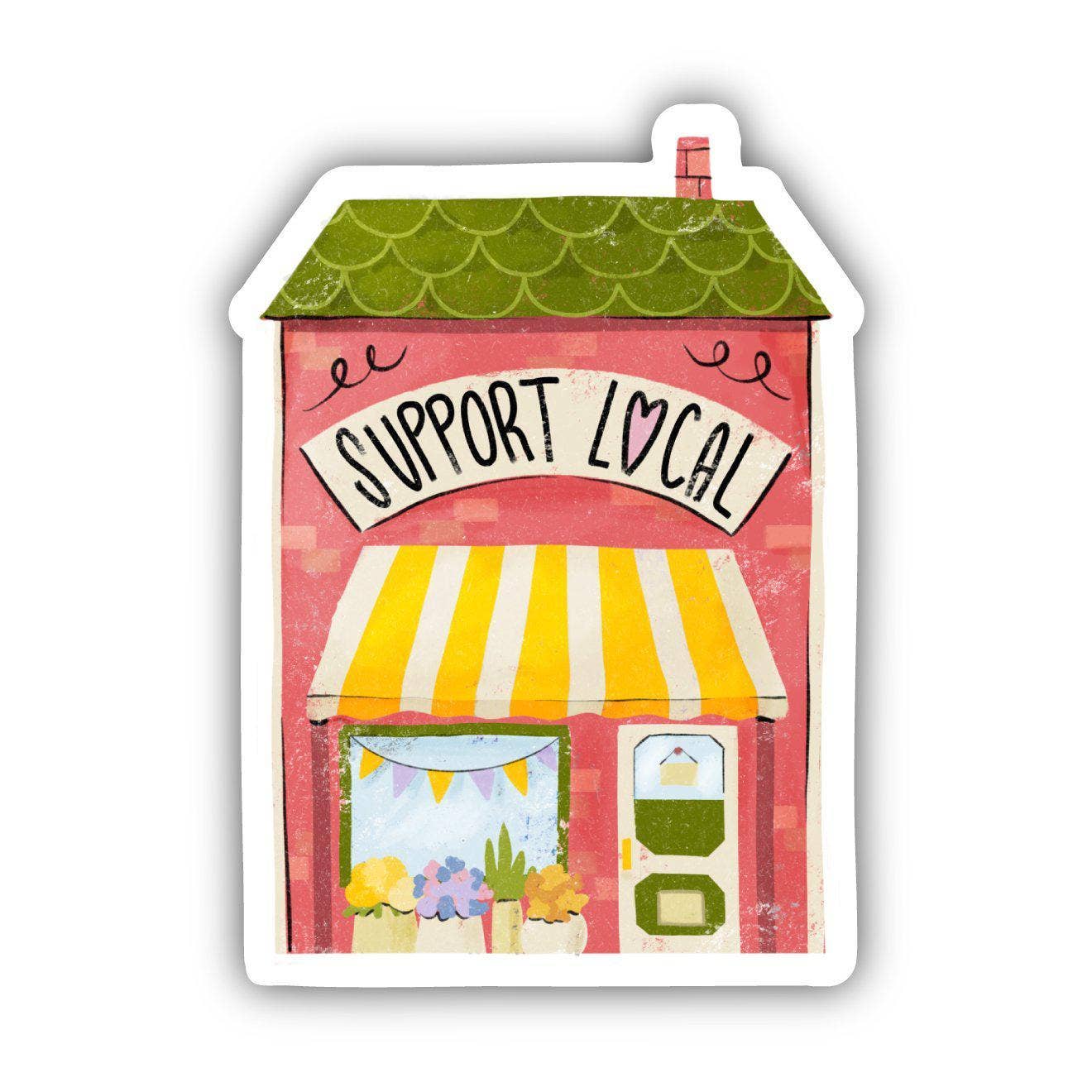 Support Local - Holiday Sticker