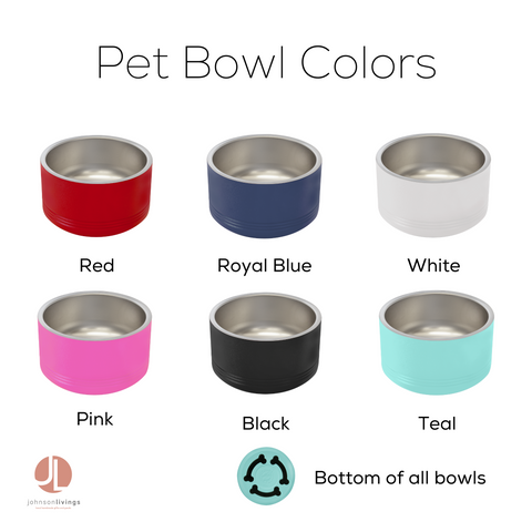 Engraved Pet Bowl