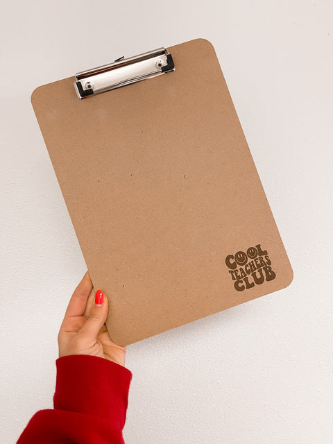 Cool Teachers Club Clipboard