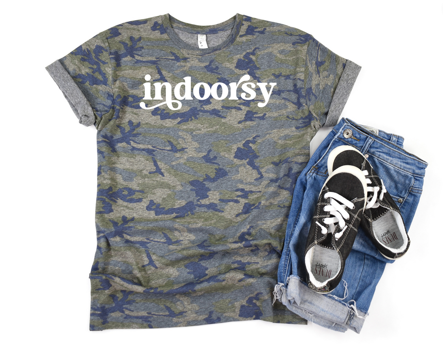 Indoorsy Vintage Camo T-shirt