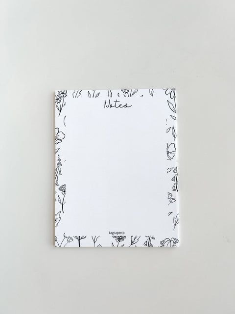 Floral Notepad