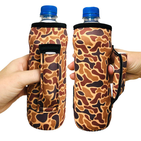 Old School Camo 16-24oz Soda & Water Bottle / Tallboy Can Handler™