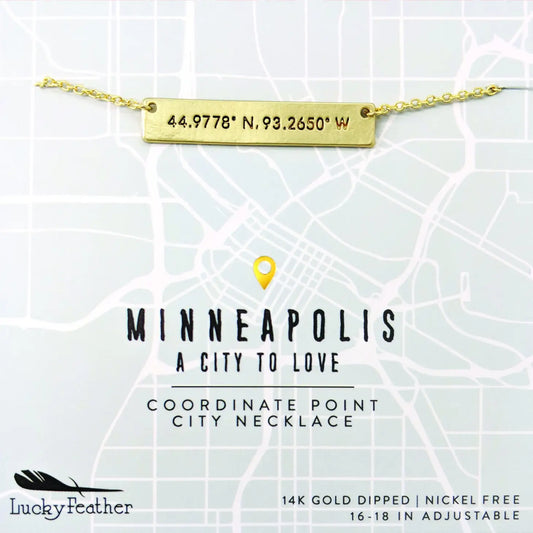 Minneapolis Coordinate Necklace