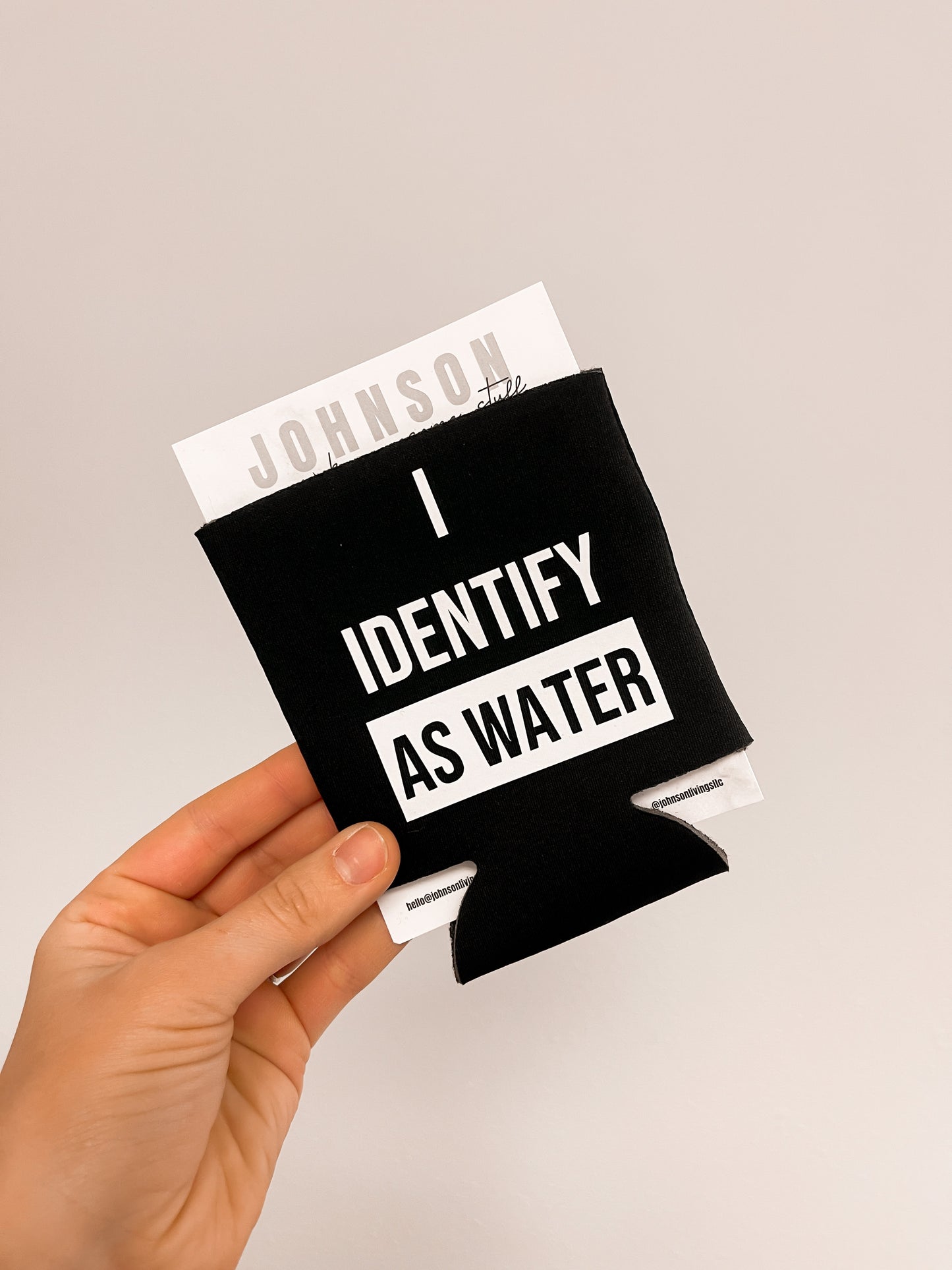 I Identify As Water Can Sleeve