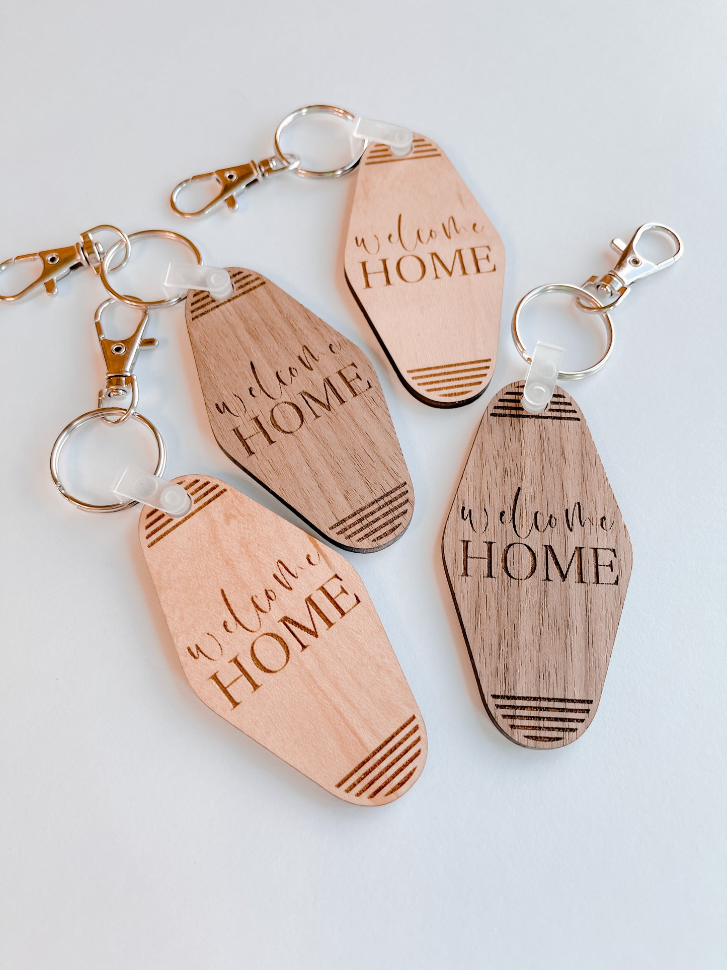 Welcome Home Motel Keychains