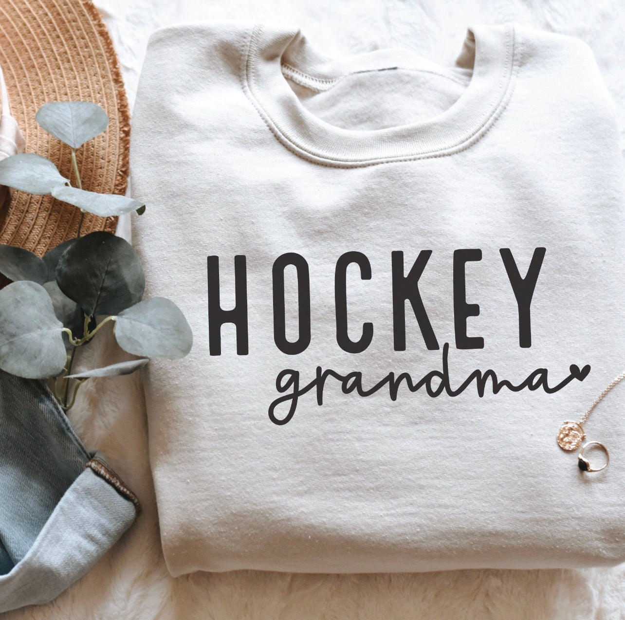 Hockey Grandma Crewneck