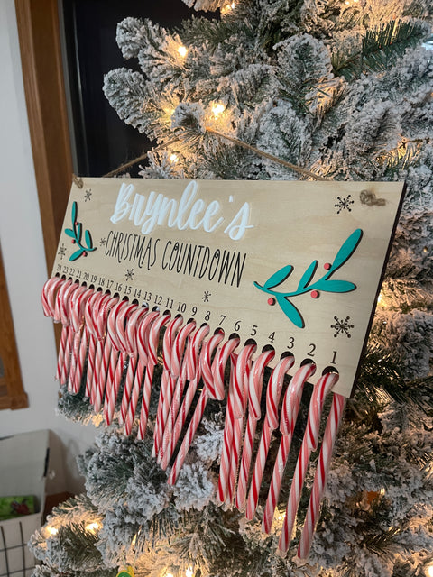 Candy Cane Christmas Countdown