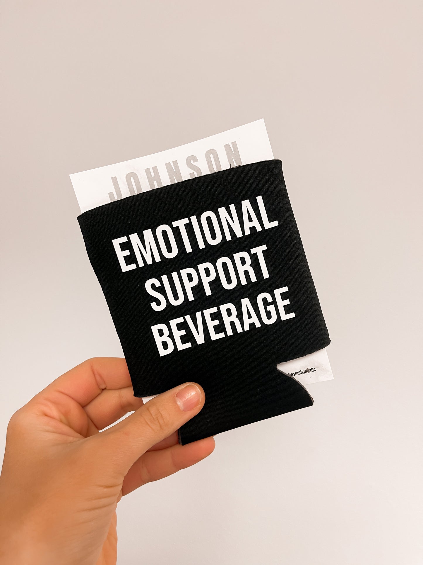 Emotional Support Beverage Can Sleeve