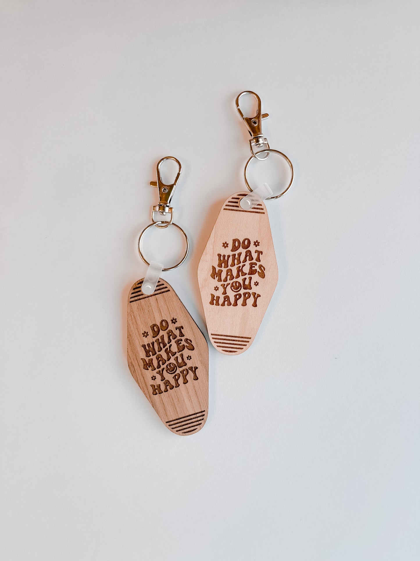 Do What Makes You Happy Motel Keychains