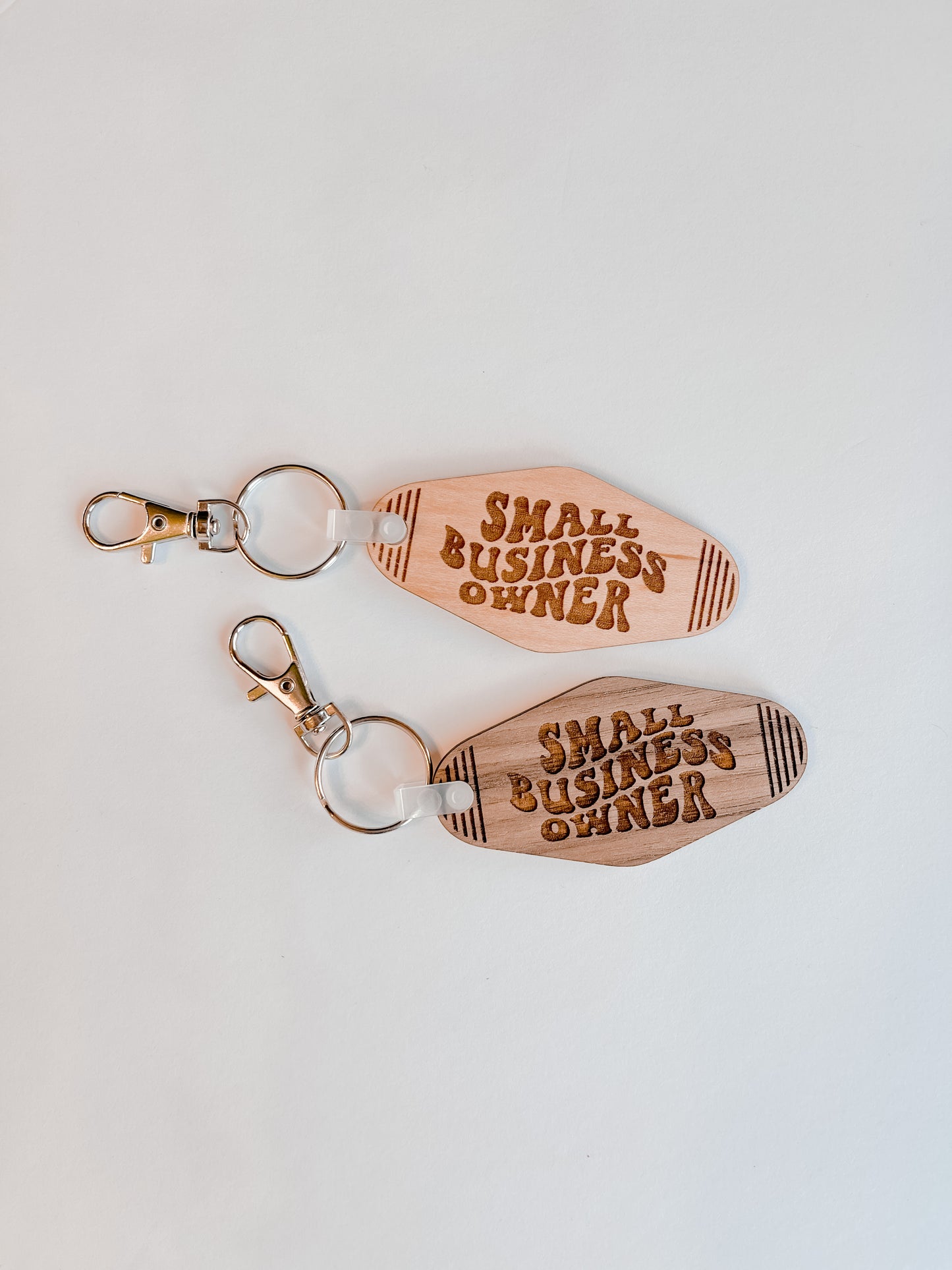 Small Business Owner Motel Keychains