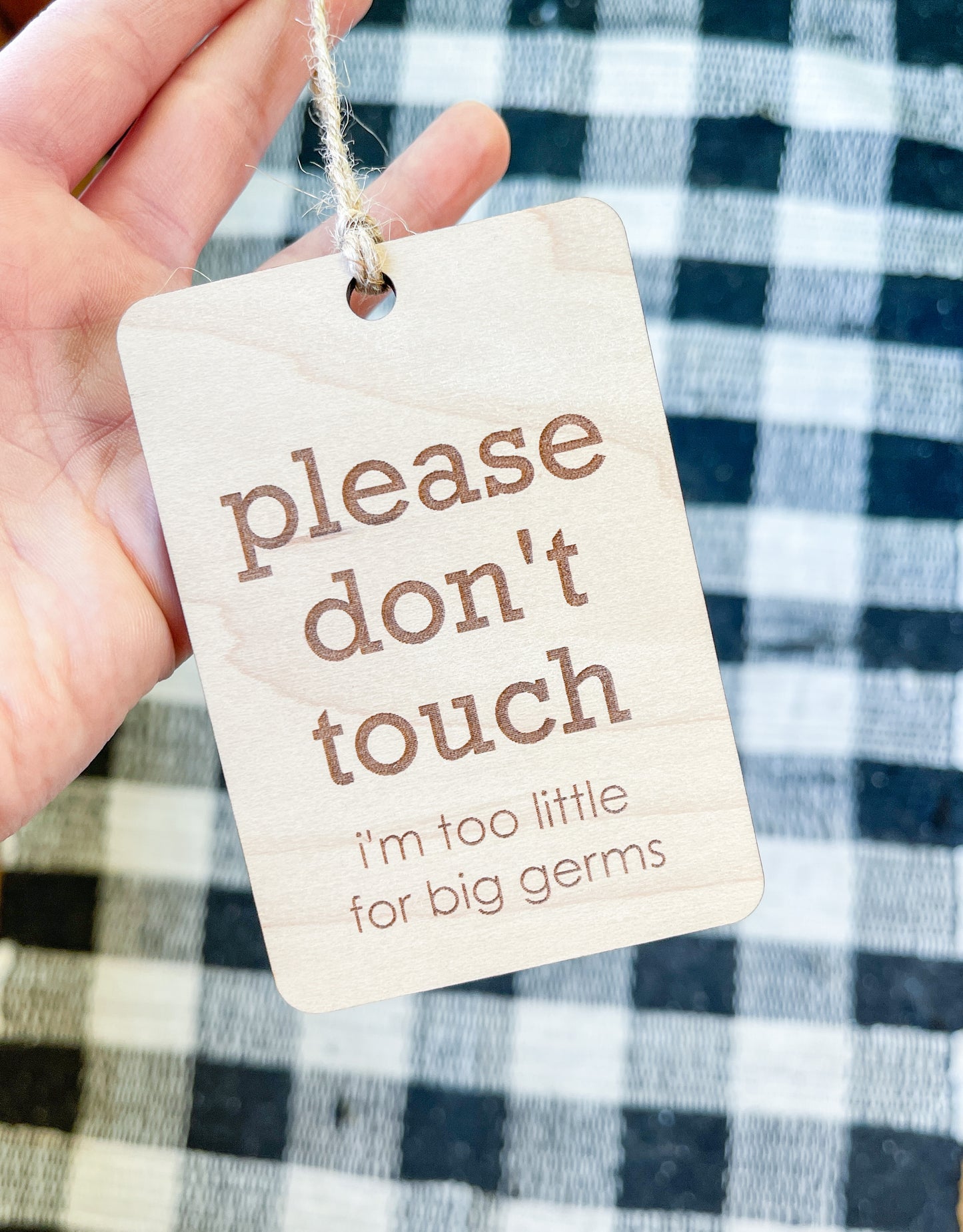 Please Don’t Touch Car Seat Tag