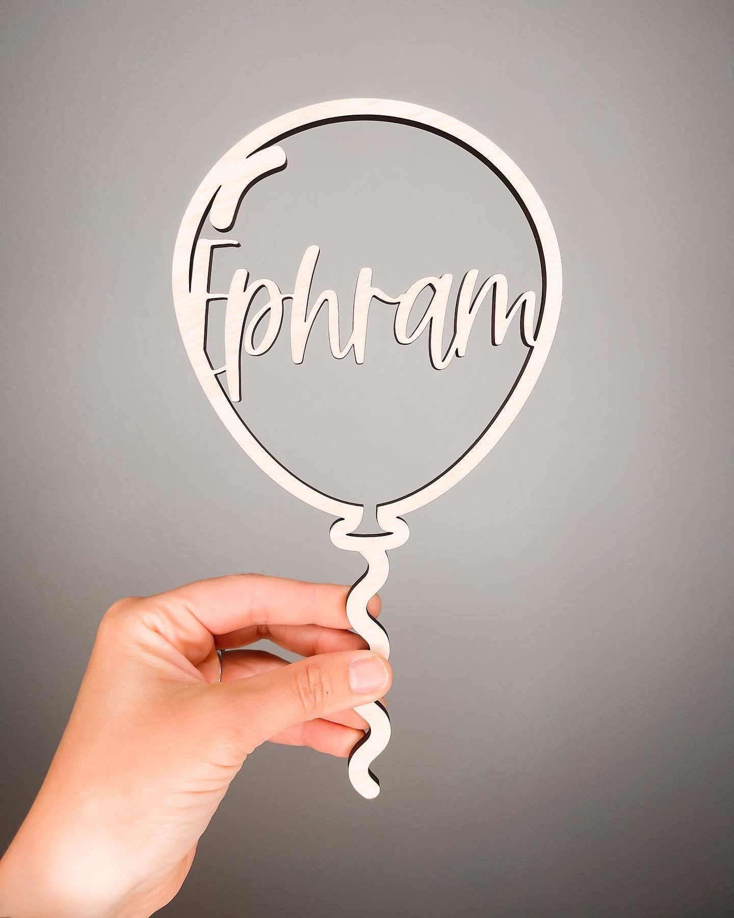 Johnson Cake Topper Balloon Cake Topper – Johnson Livings