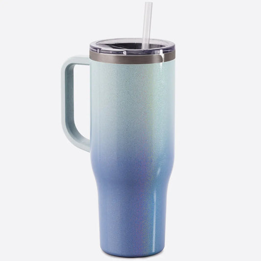 40 oz Charger Tumbler - Ombre Seaside