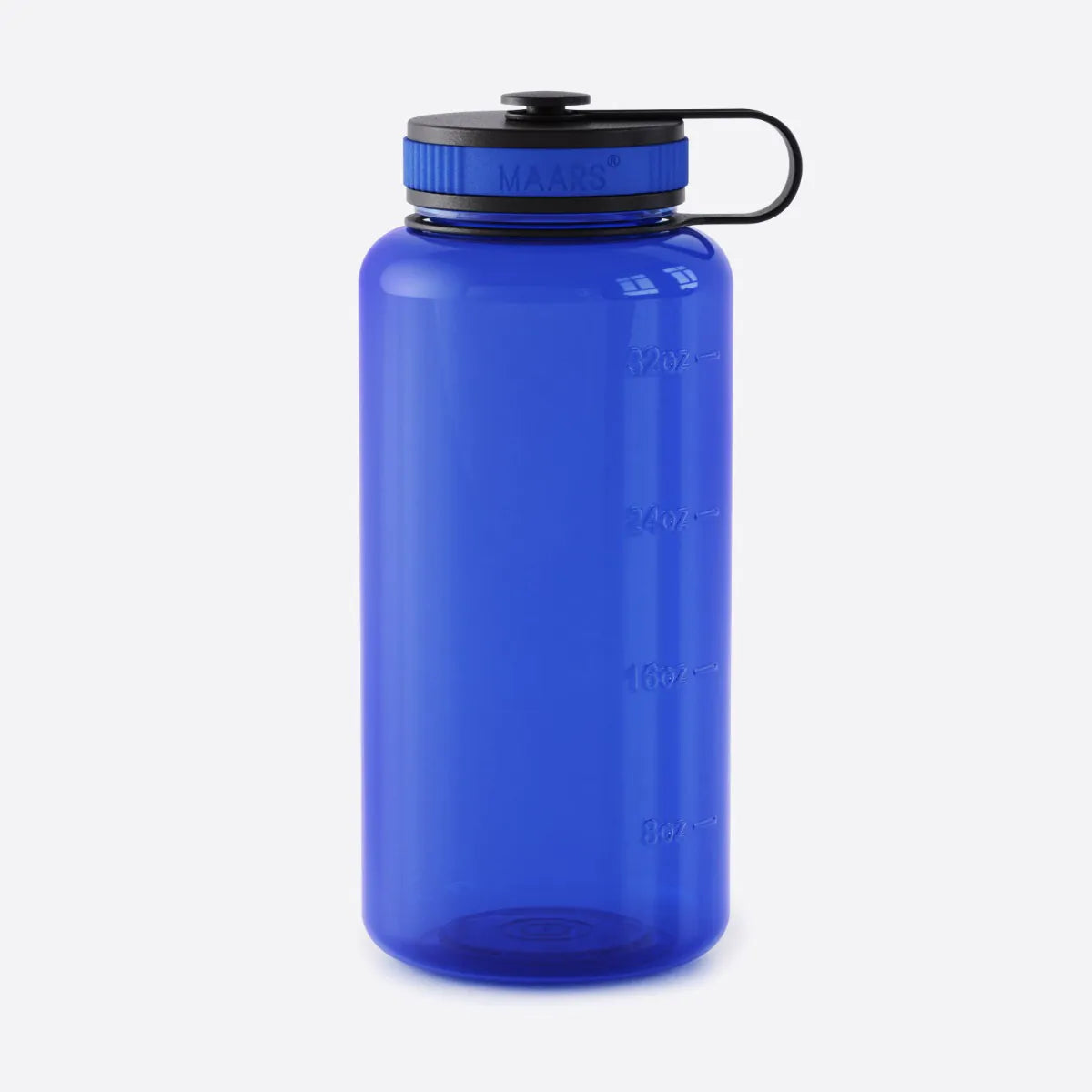 Blank 34 oz Wide Mouth Tritan Plastic Sports Water Bottle with Attached  Screw on Lid